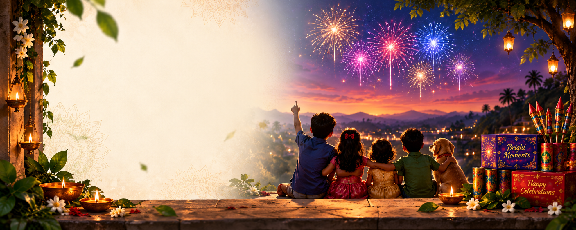 Festive family celebration